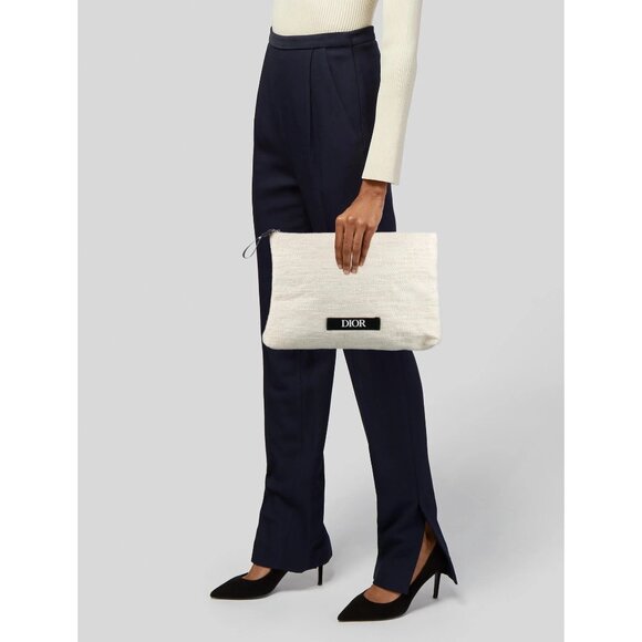 Dior x Reform Clutch Im 60 Plastic Bag in Cream - Picture 2 of 6